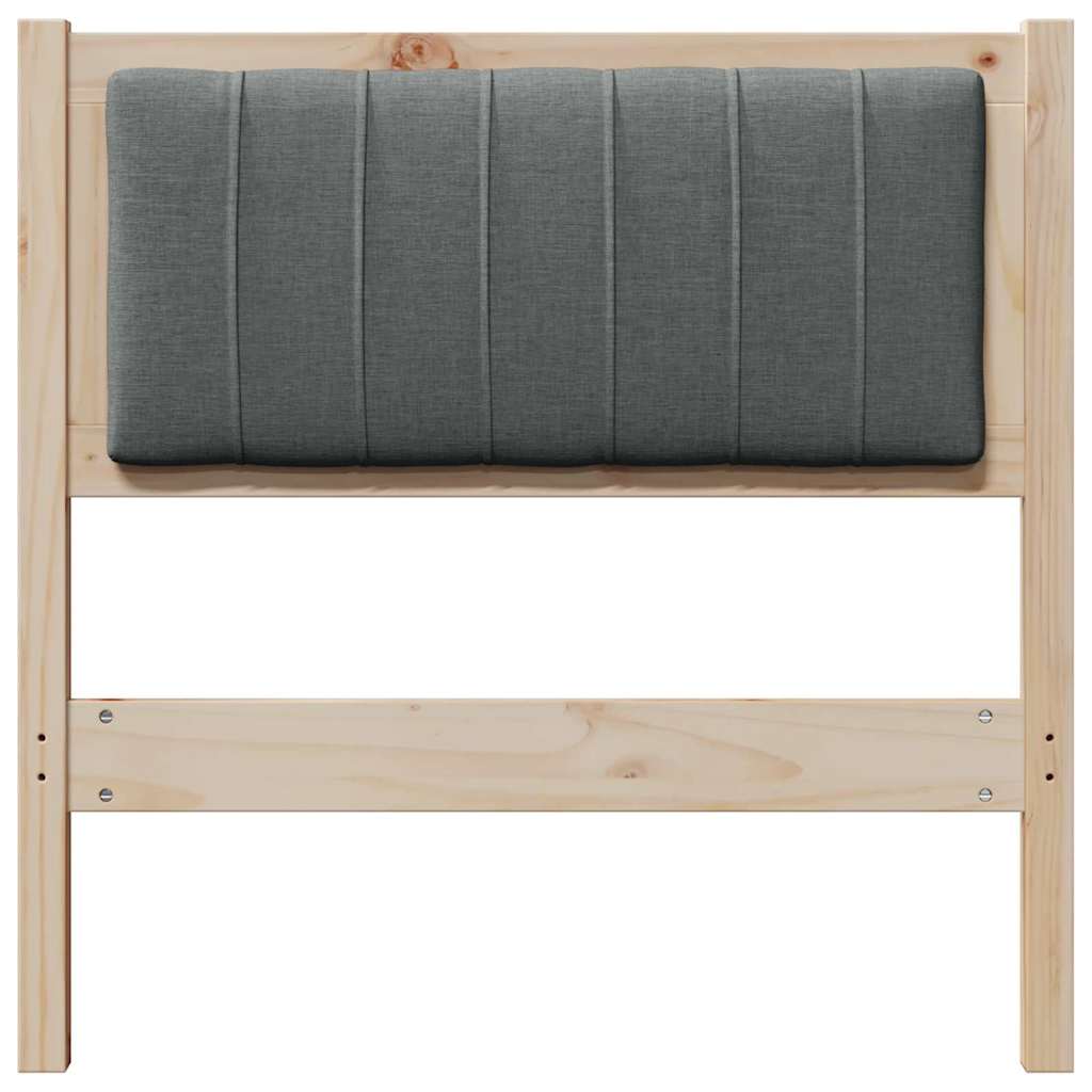 Cabeceira estofada com cabeceira Branco 75 cm