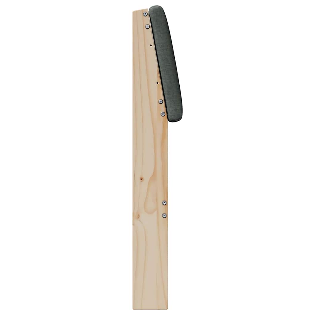 Cabeceira estofada Cinzento-claro 75 cm