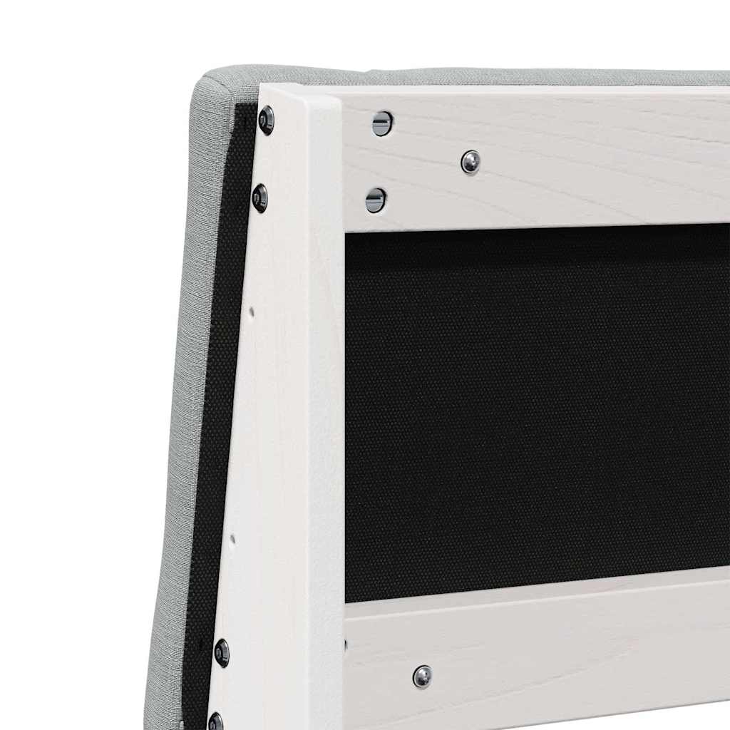 Cabeceira estofada Cinzento-claro 75 cm