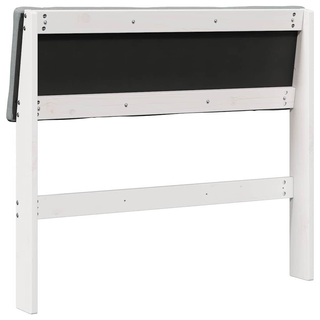 Cabeceira estofada Cinzento-claro 75 cm