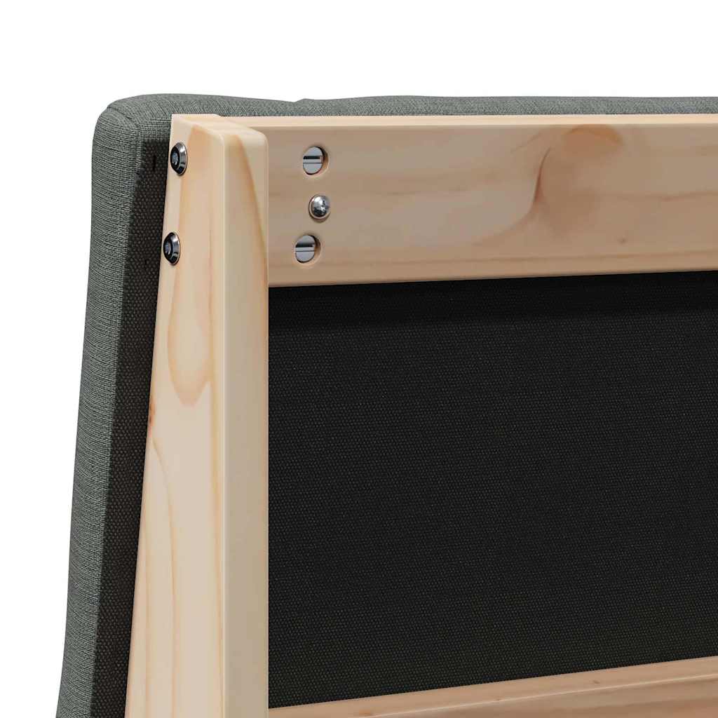 Cabeceira estofada Cinzento-claro 75 cm