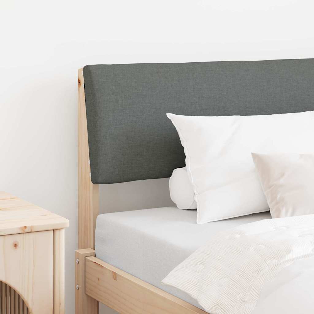 Cabeceira estofada Cinzento-claro 75 cm