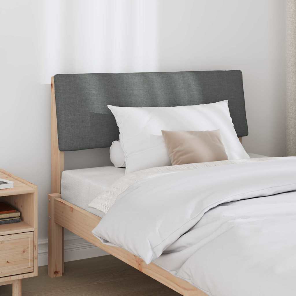 Cabeceira estofada Cinzento-claro 75 cm