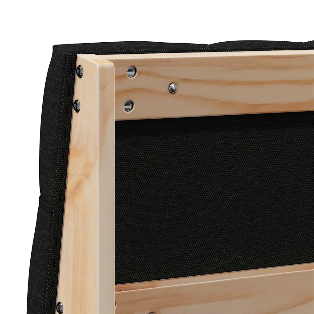 Cabeceira estofada Cinzento-claro 75 cm