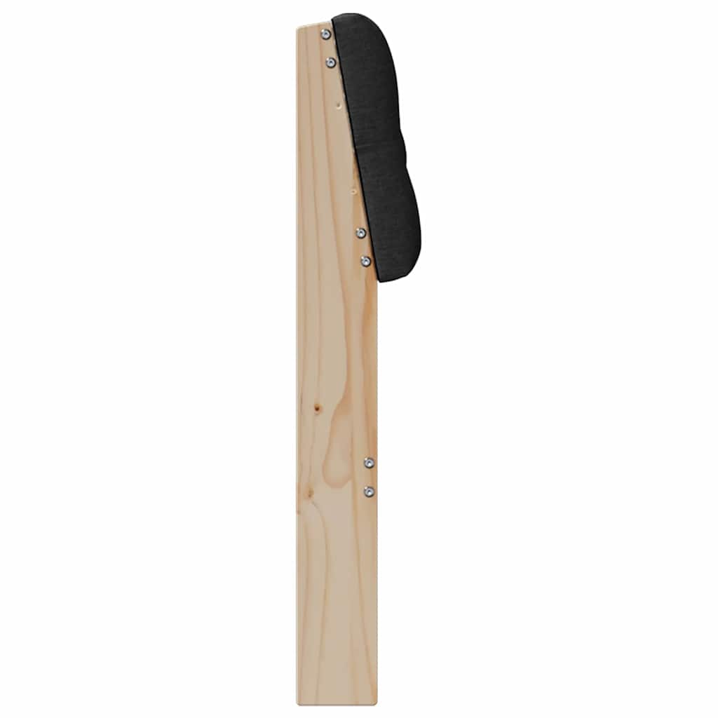 Cabeceira estofada Cinzento-claro 75 cm
