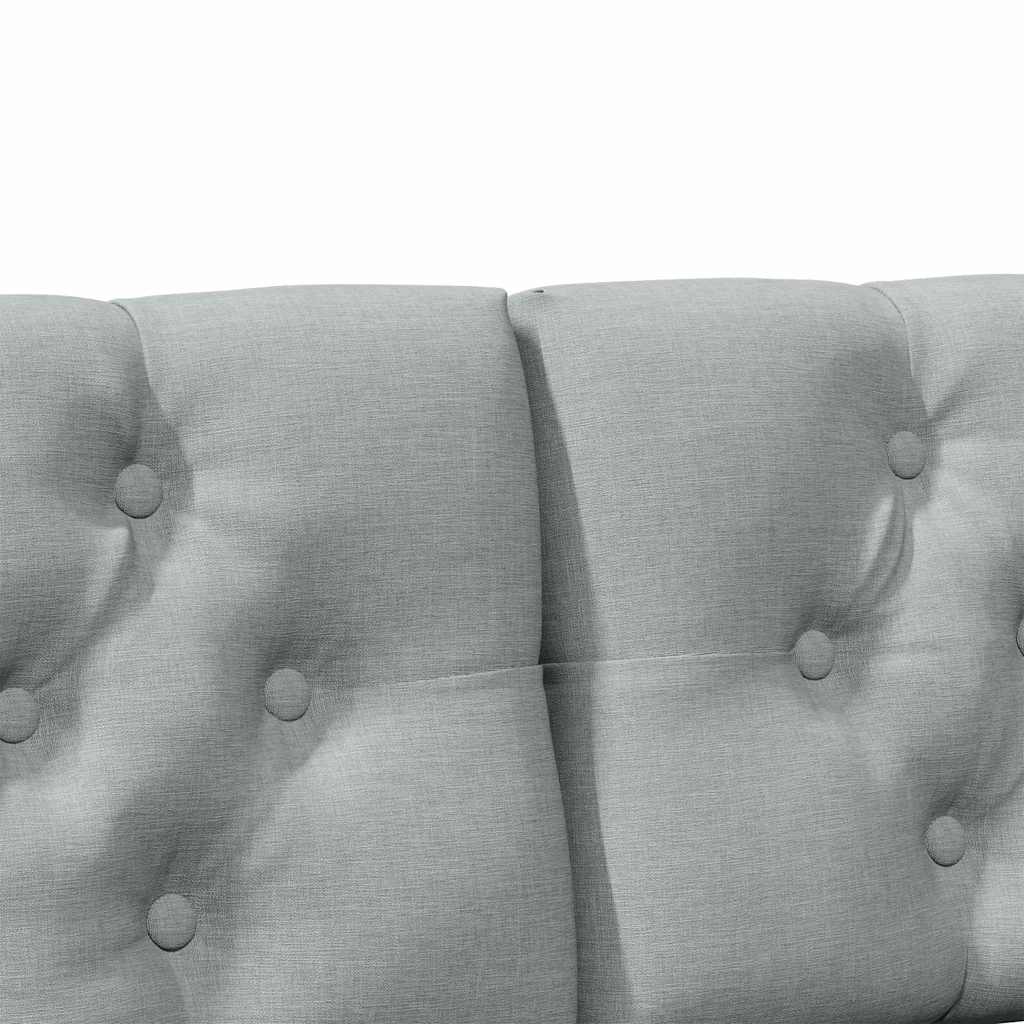 Cabeceira estofada Cinzento-claro 75 cm
