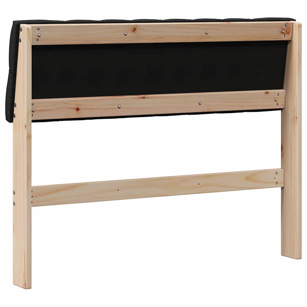 Cabeceira estofada Cinzento-claro 75 cm