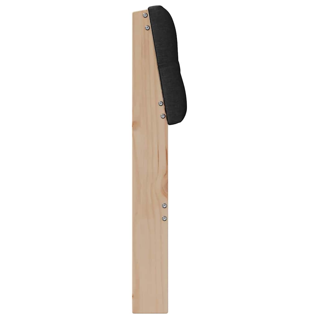 Cabeceira estofada Cinzento-claro 75 cm