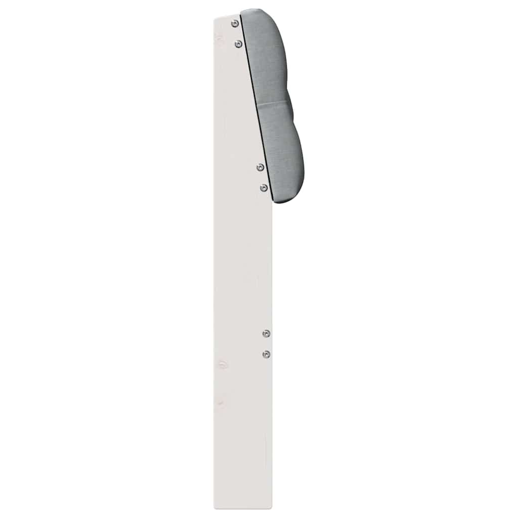 Cabeceira estofada Cinzento-claro 75 cm