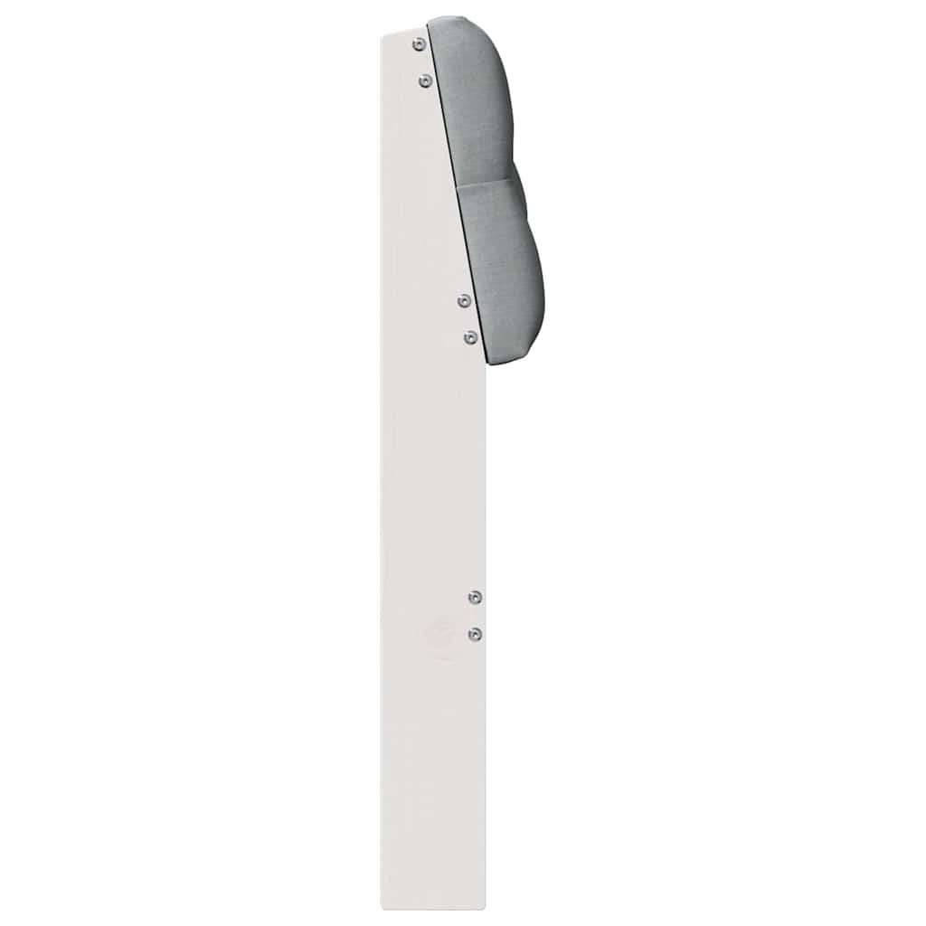Cabeceira estofada Cinzento-claro 75 cm