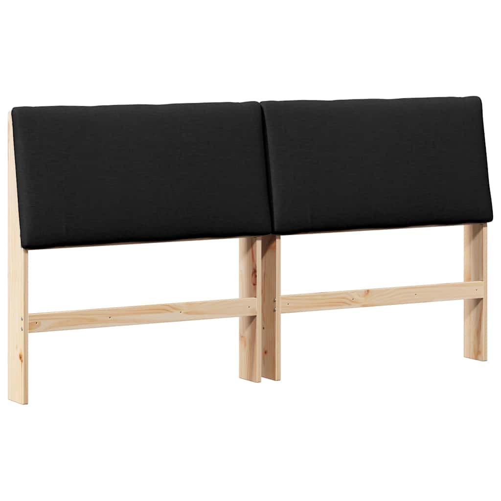 Cabeceira estofada Cinzento-claro 75 cm