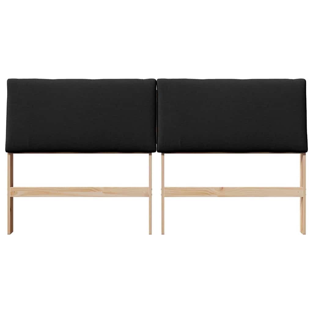 Cabeceira estofada Cinzento-claro 75 cm