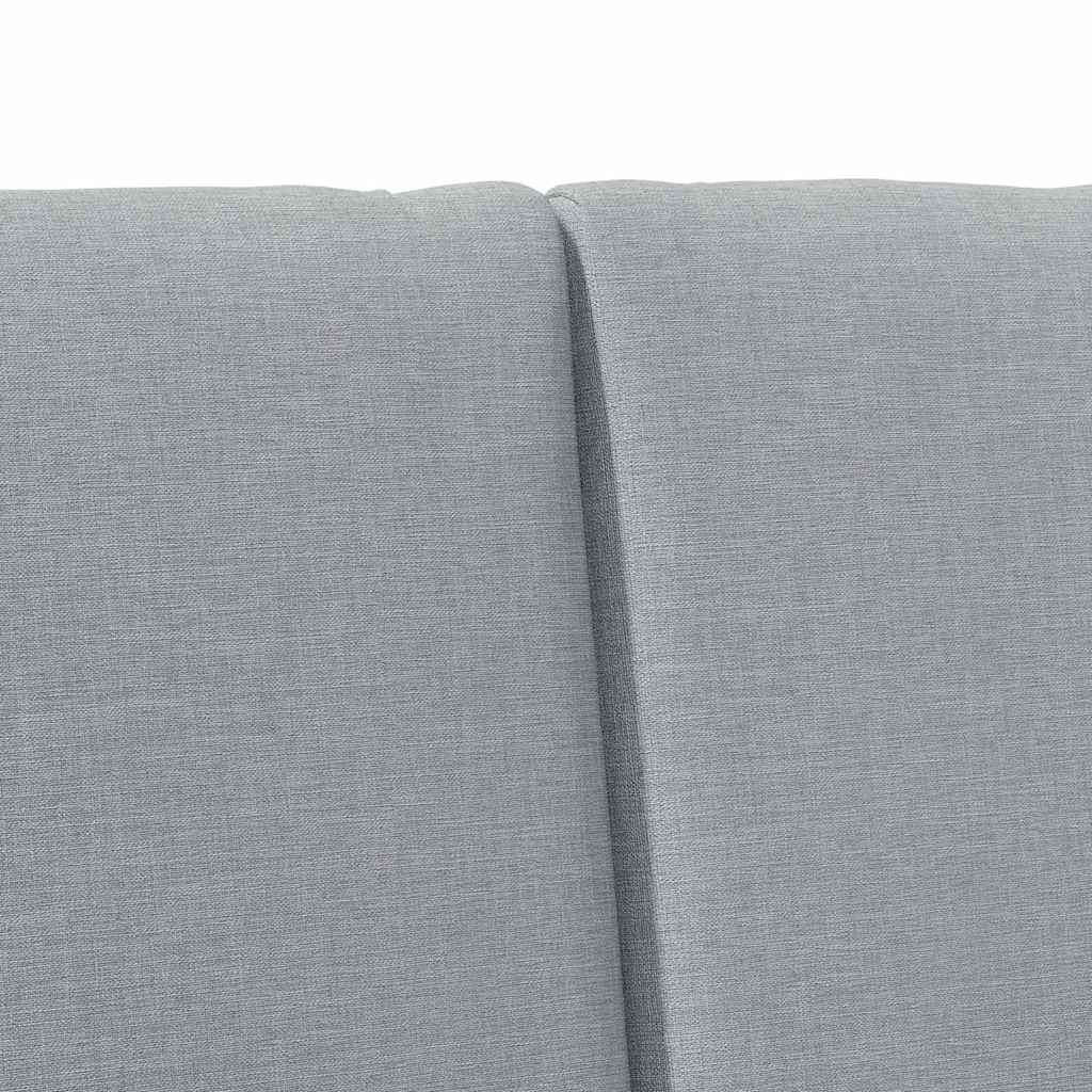 Cabeceira estofada Cinzento-claro 75 cm