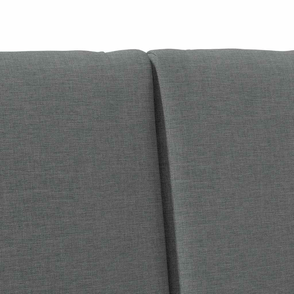Cabeceira estofada Cinzento-claro 75 cm