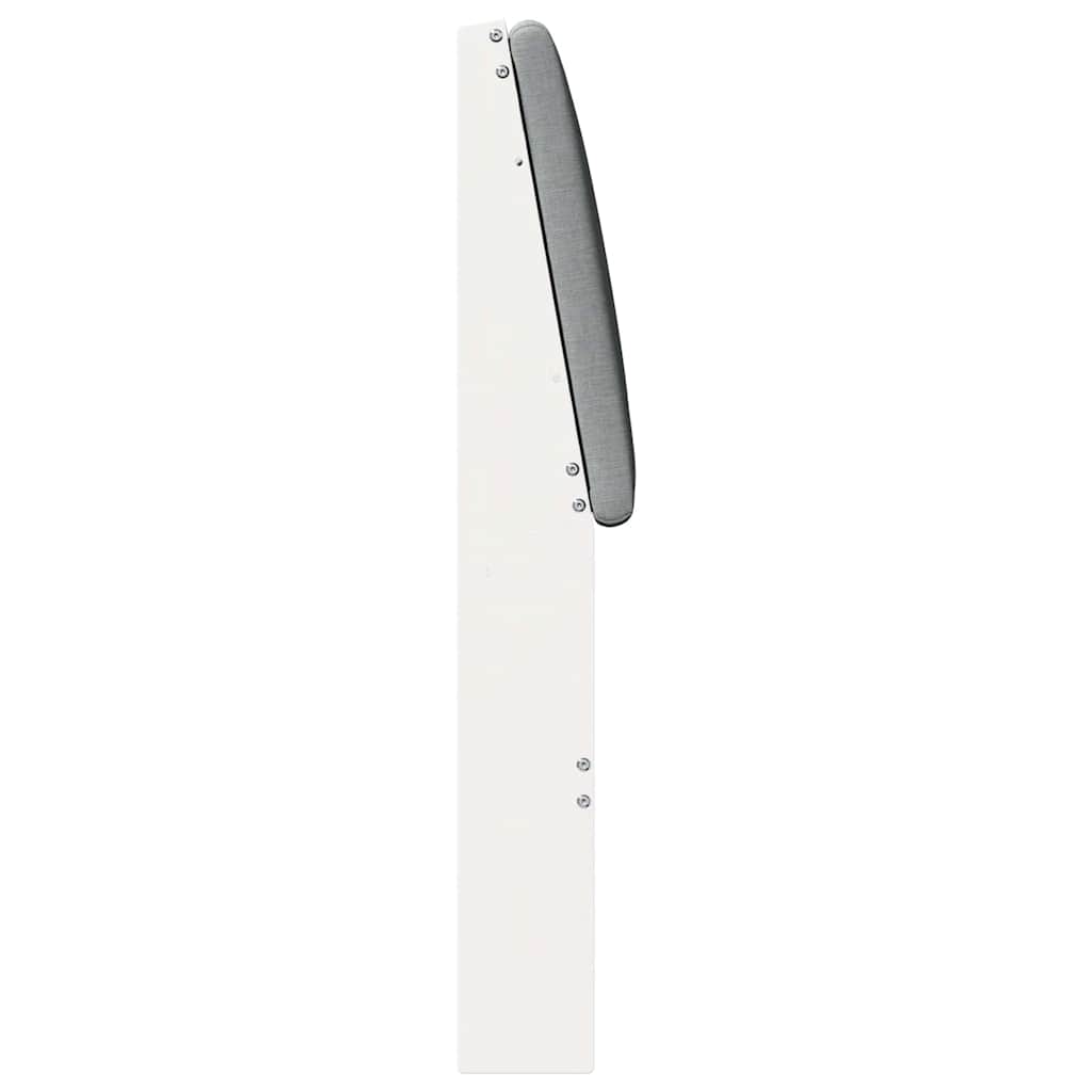 Cabeceira estofada Cinzento-claro 75 cm
