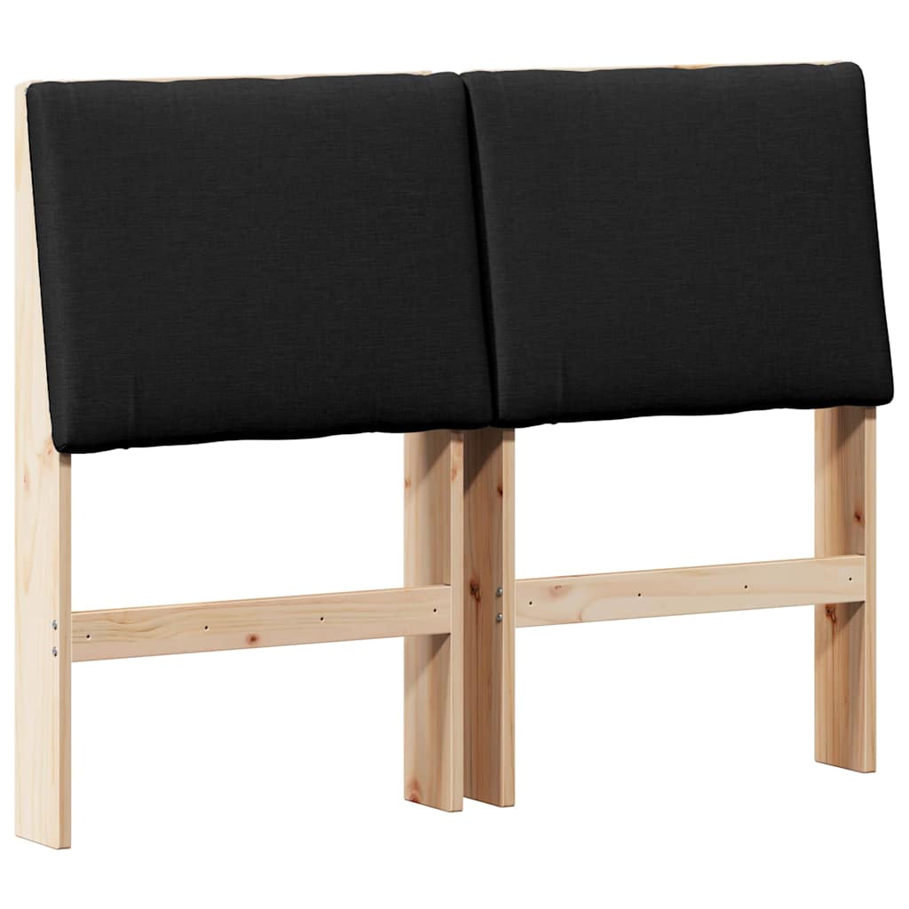 Cabeceira estofada Cinzento-claro 75 cm