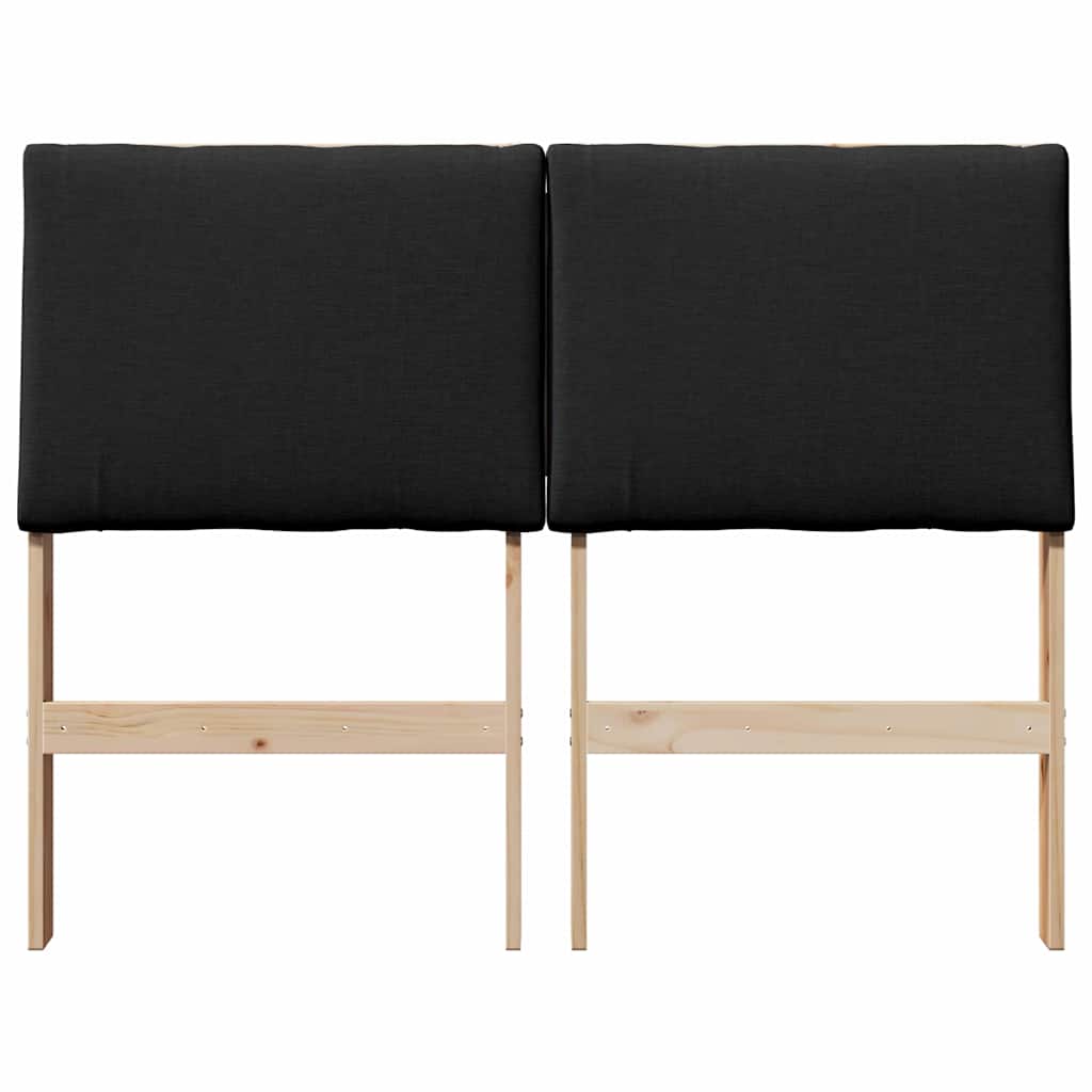 Cabeceira estofada Cinzento-claro 75 cm