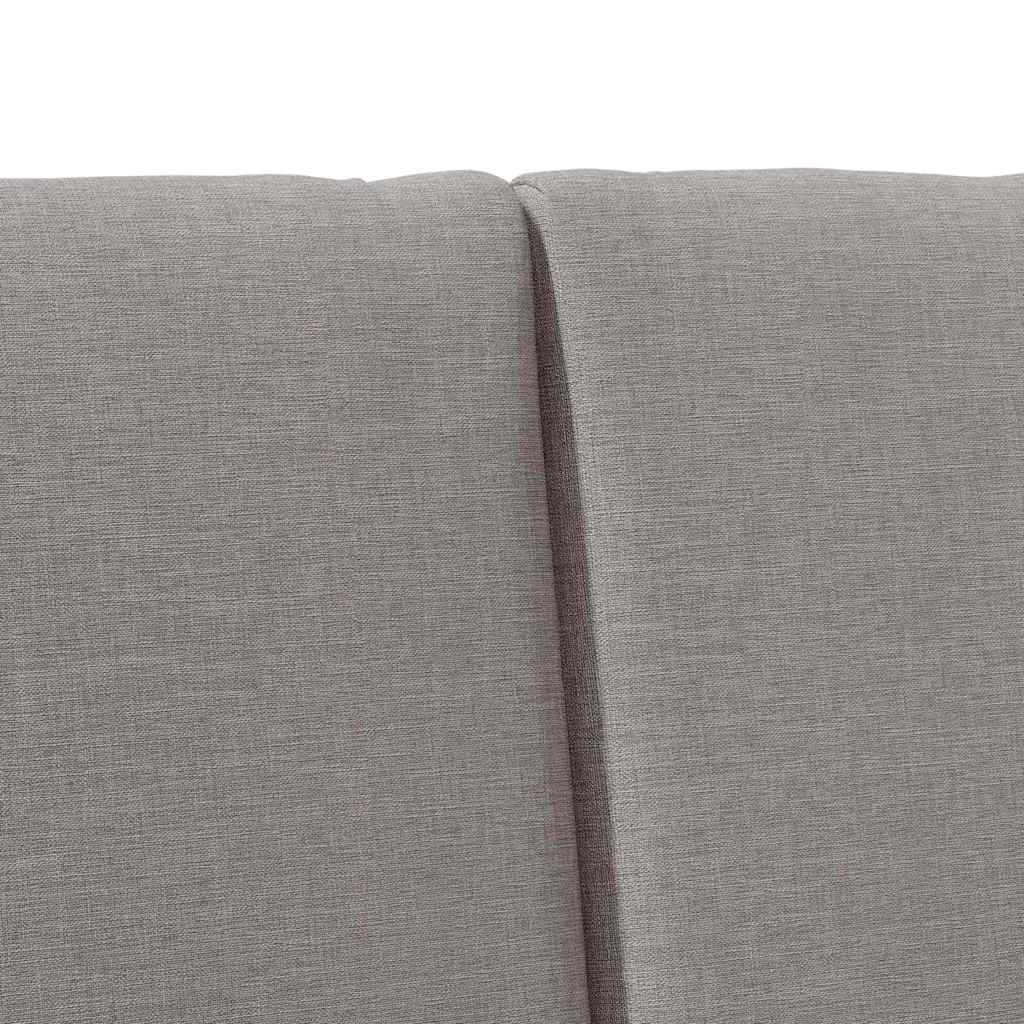 Cabeceira estofada Cinzento-claro 75 cm