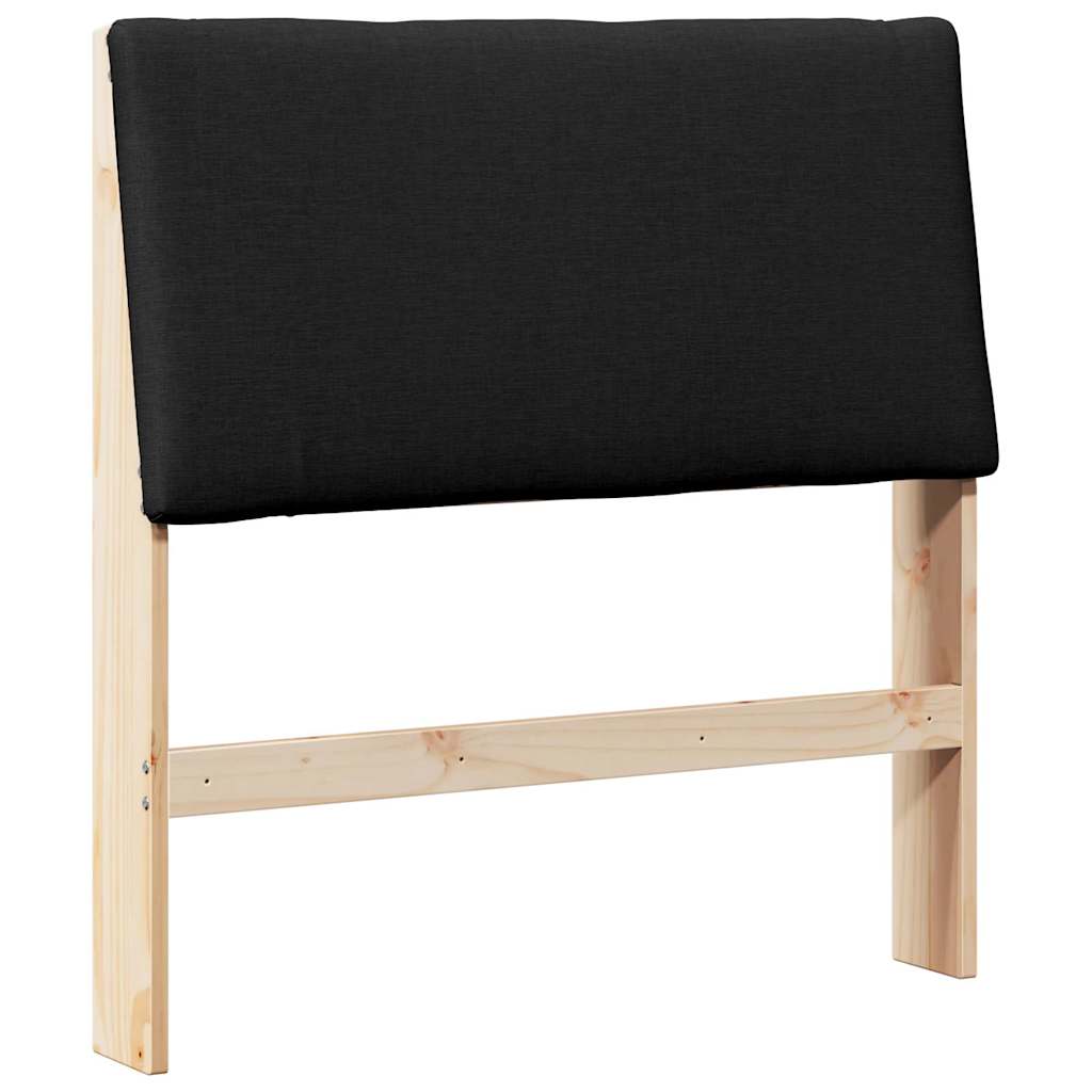 Cabeceira estofada Cinzento-claro 75 cm