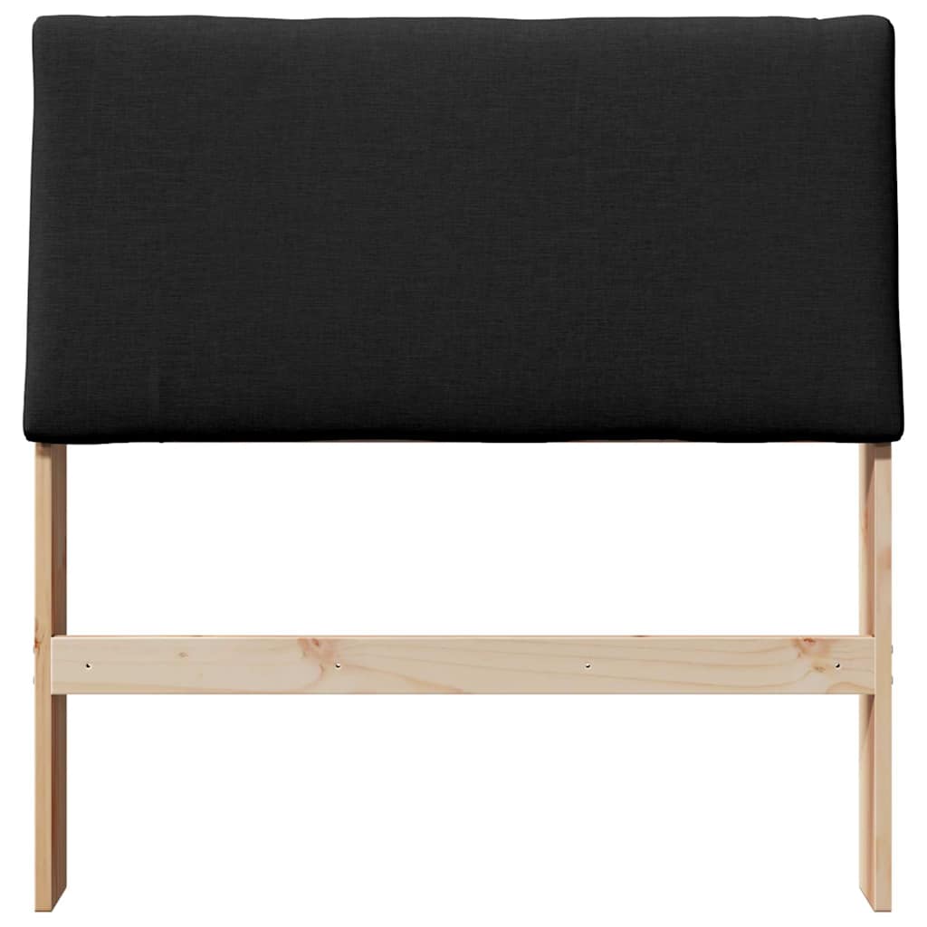 Cabeceira estofada Cinzento-claro 75 cm