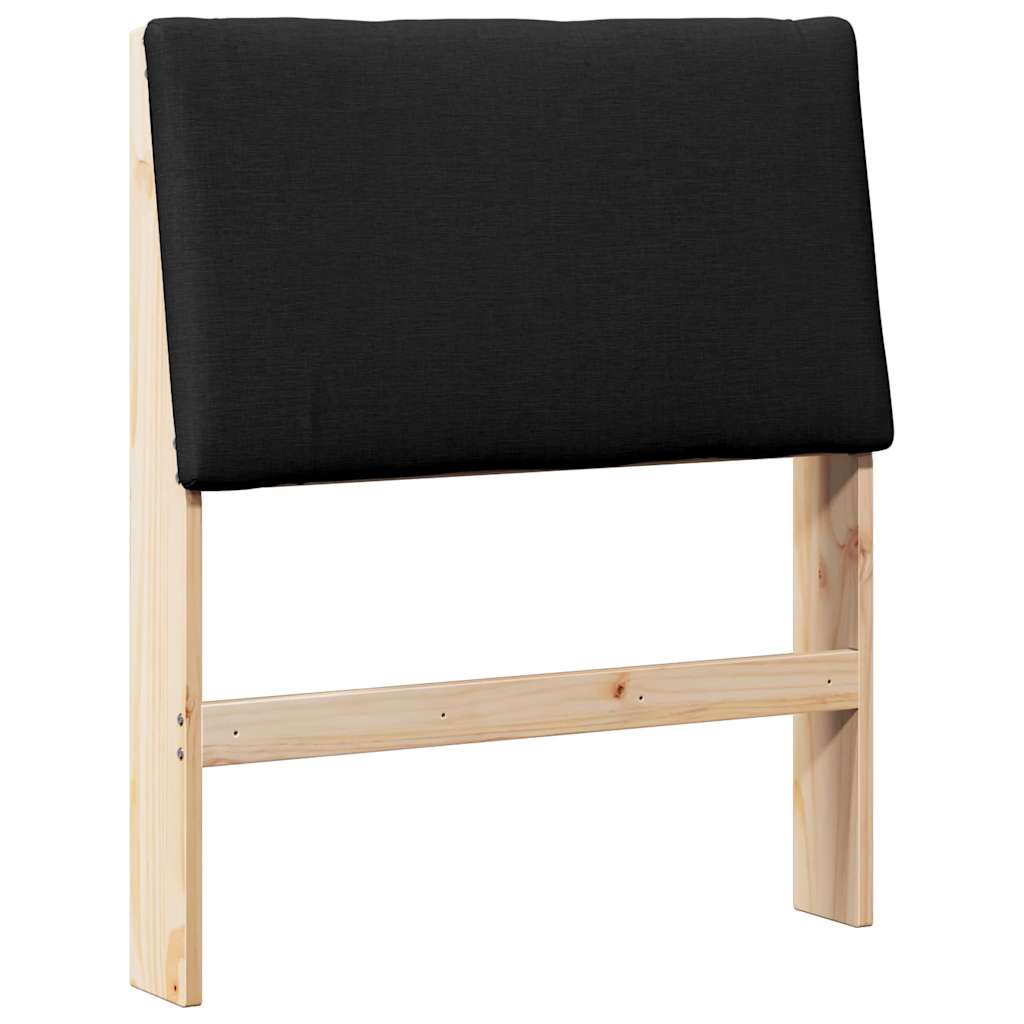 Cabeceira estofada Cinzento-claro 75 cm