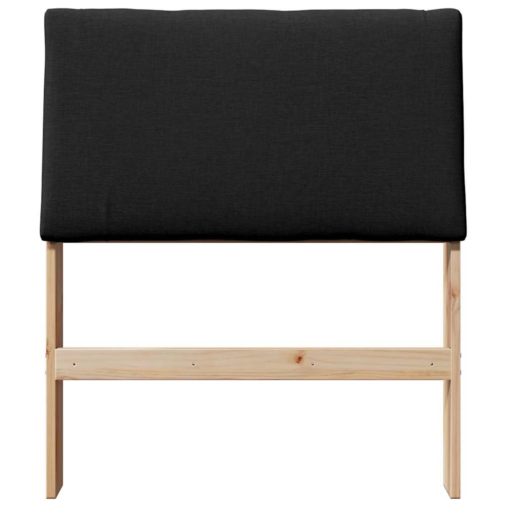 Cabeceira estofada Cinzento-claro 75 cm
