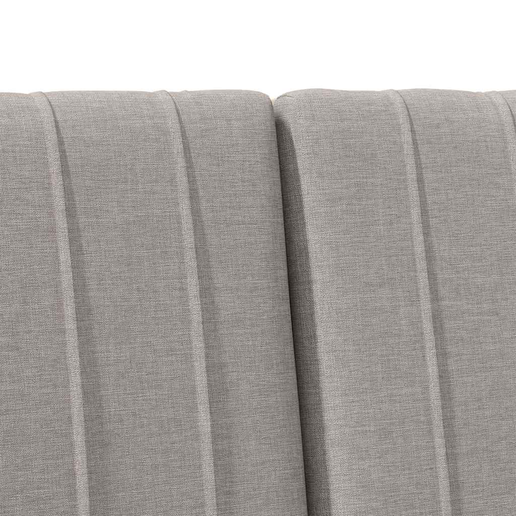 Cabeceira estofada Cinzento-claro 75 cm