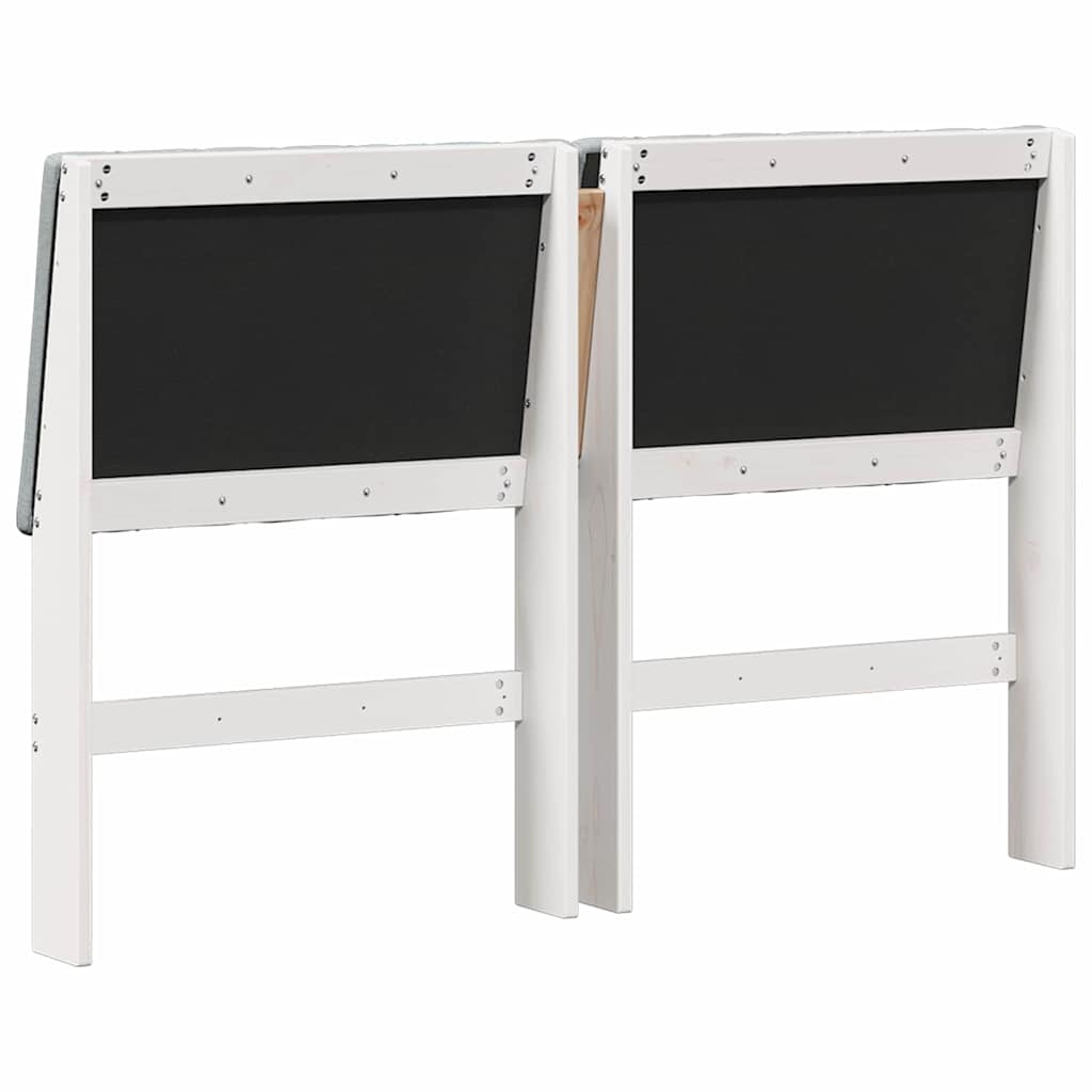 Cabeceira estofada Cinzento-claro 75 cm