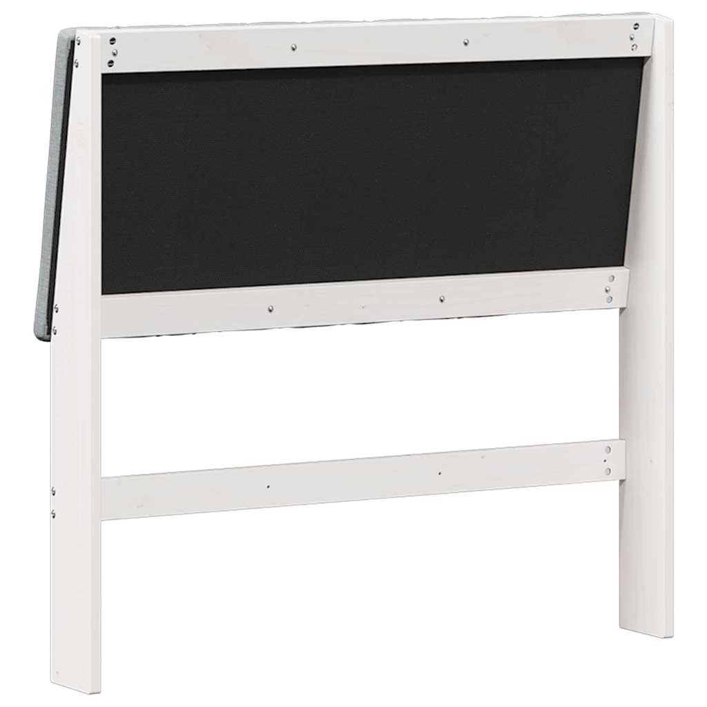 Cabeceira estofada Cinzento-claro 75 cm