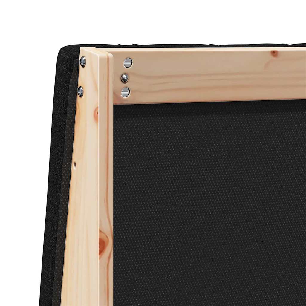 Cabeceira estofada Cinzento-claro 75 cm