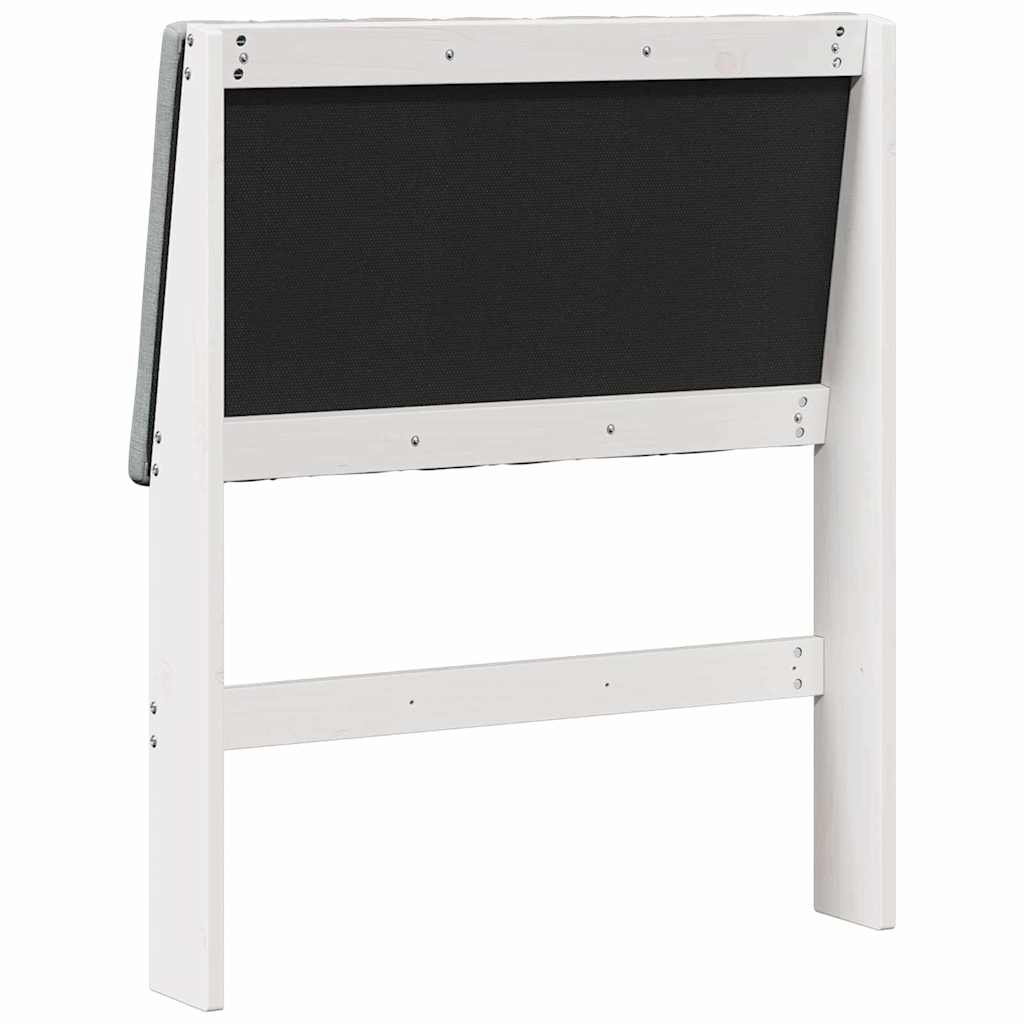 Cabeceira estofada Cinzento-claro 75 cm