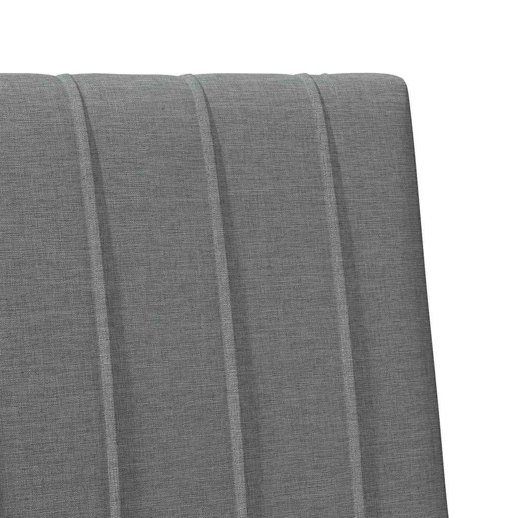 Cabeceira estofada Cinzento-claro 75 cm