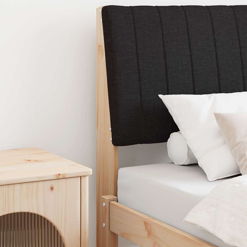 Cabeceira estofada Cinzento-claro 75 cm