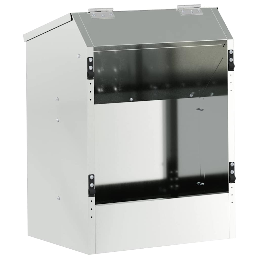 Comedouro para Coelhos Prateado 64.5 x 25.5 x 45.5 cm