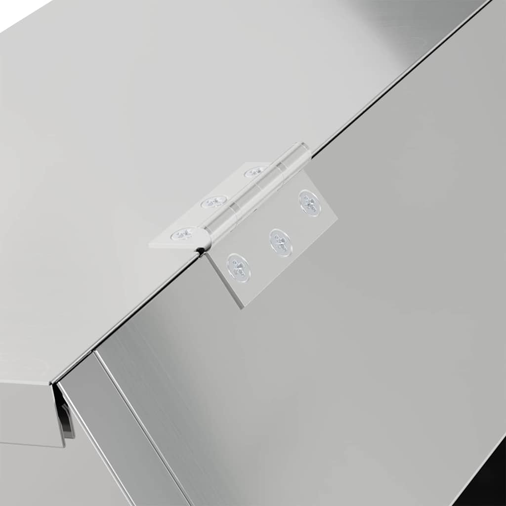 Comedouro para Coelhos Prateado 64.5 x 25.5 x 45.5 cm