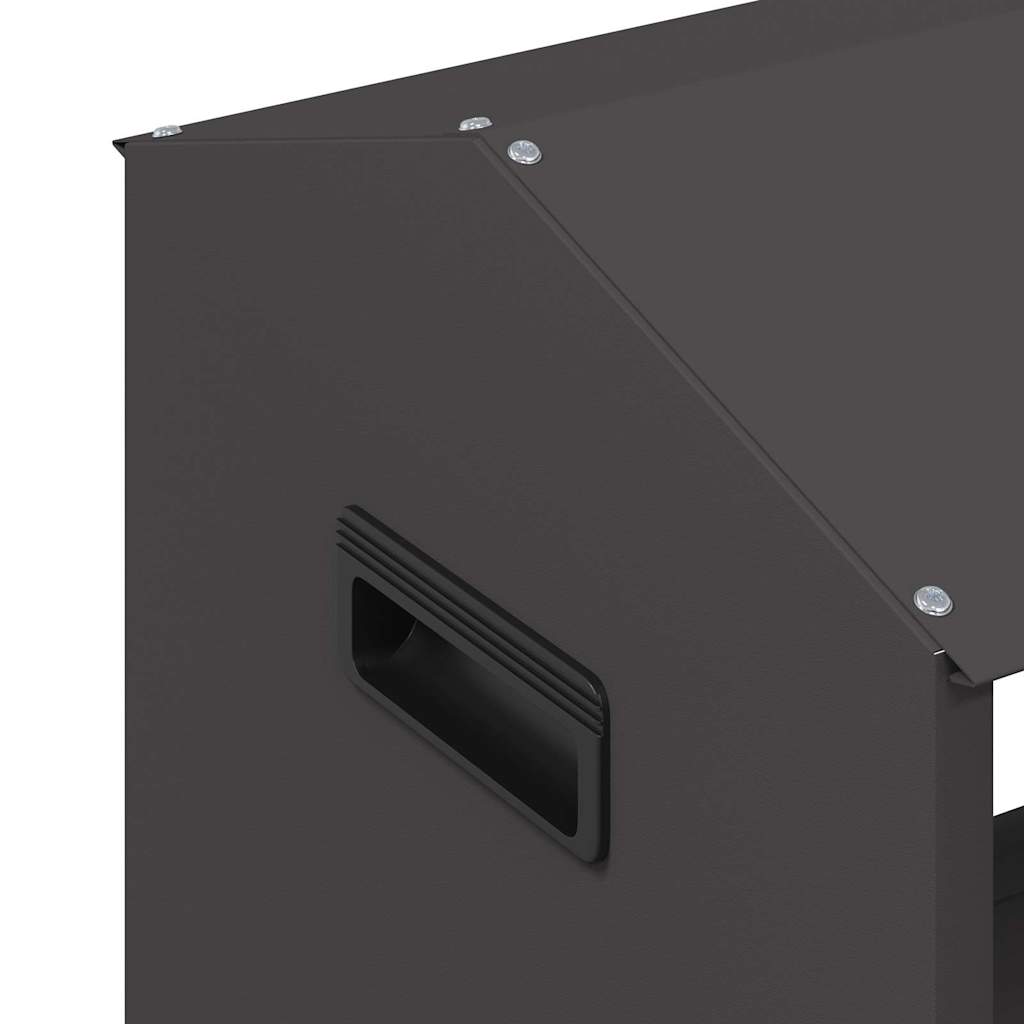 Trincheira para Alimentação de Gado Prateado 79 x 35 x 62 cm