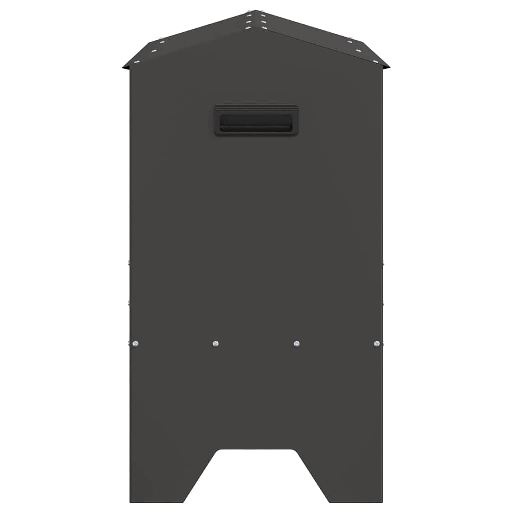 Trincheira para Alimentação de Gado Prateado 79 x 35 x 62 cm