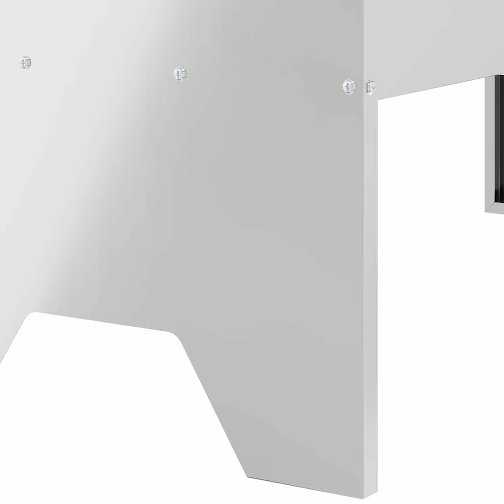 Trincheira para Alimentação de Gado Prateado 79 x 35 x 62 cm