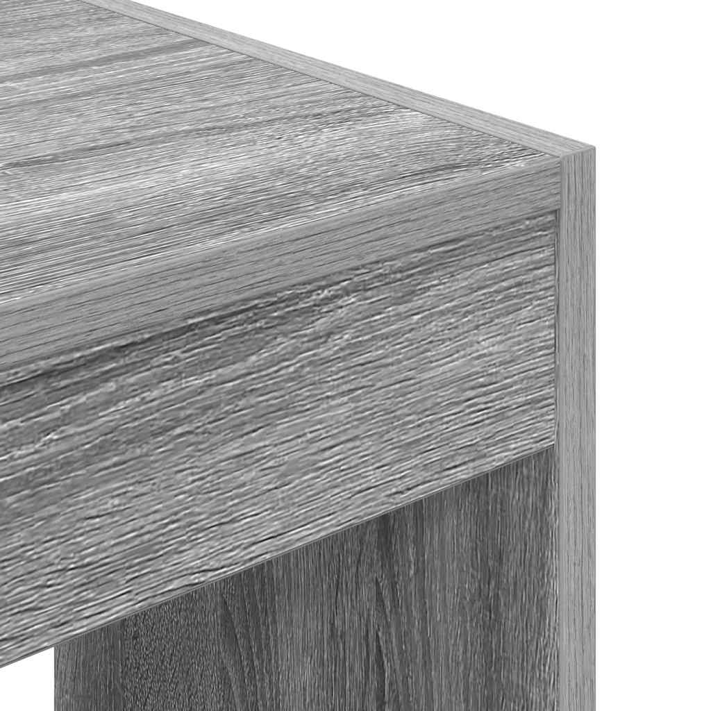 Estante Sonoma cinzento 80 x 30 x 198 cm Madeira processada
