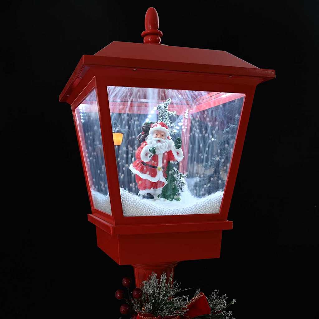 Lâmpada de Rua de Natal com Lanterna Vermelho 40,5x40,5x180cm