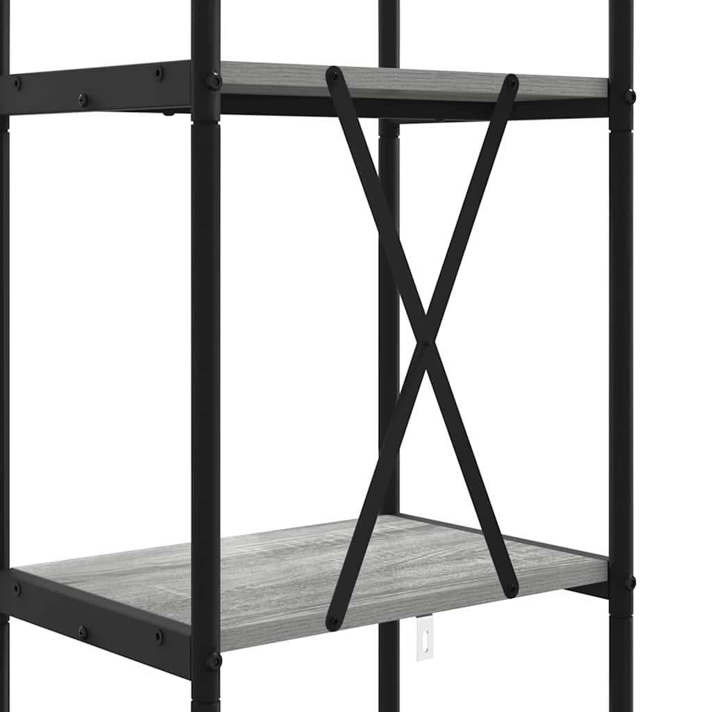 Estante Sonoma cinzento 40 x 30 x 183 cm Madeira processada