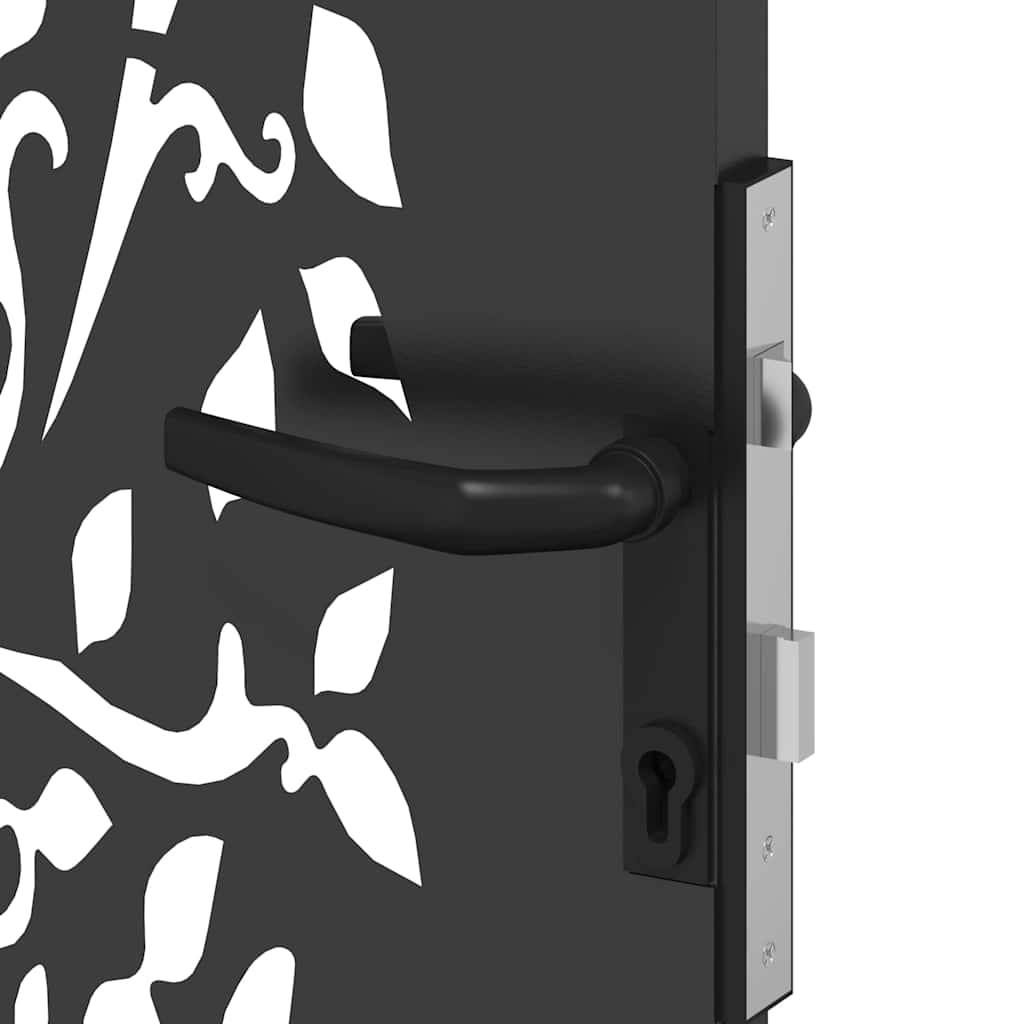 Portão de Jardim, Portão de Jardim 85x75 cm Design de Árvore em Aço Corten