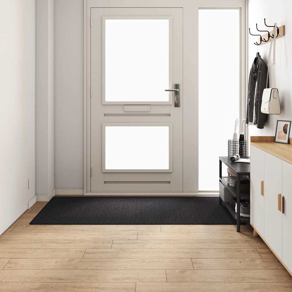 Runner de Carpete Antracite 100 x 300 cm 100% Polipropileno