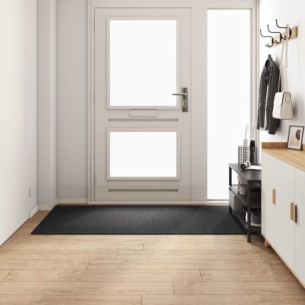 Runner de Carpete Antracite 100 x 300 cm 100% Polipropileno