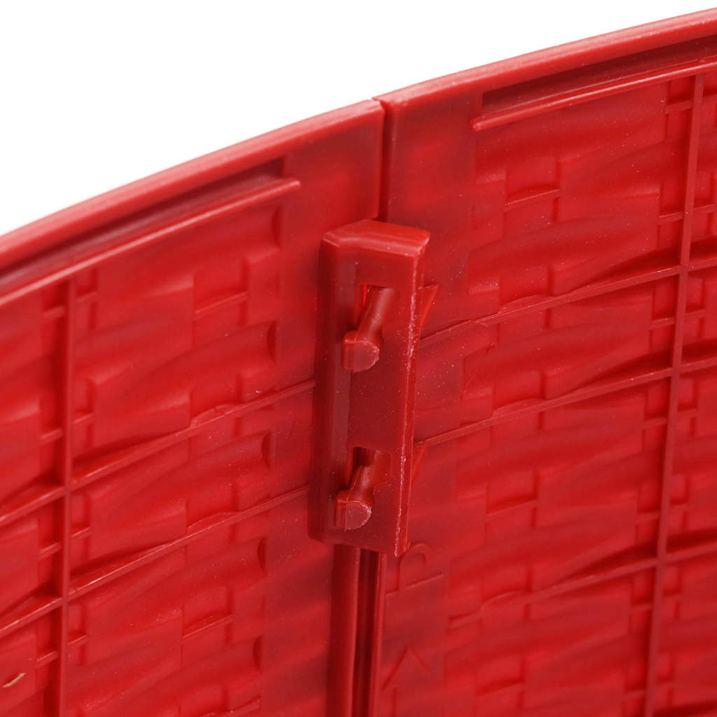 SaiadeÁrvoredeNatal Vermelho Ø 65 x 23 cm Plástico