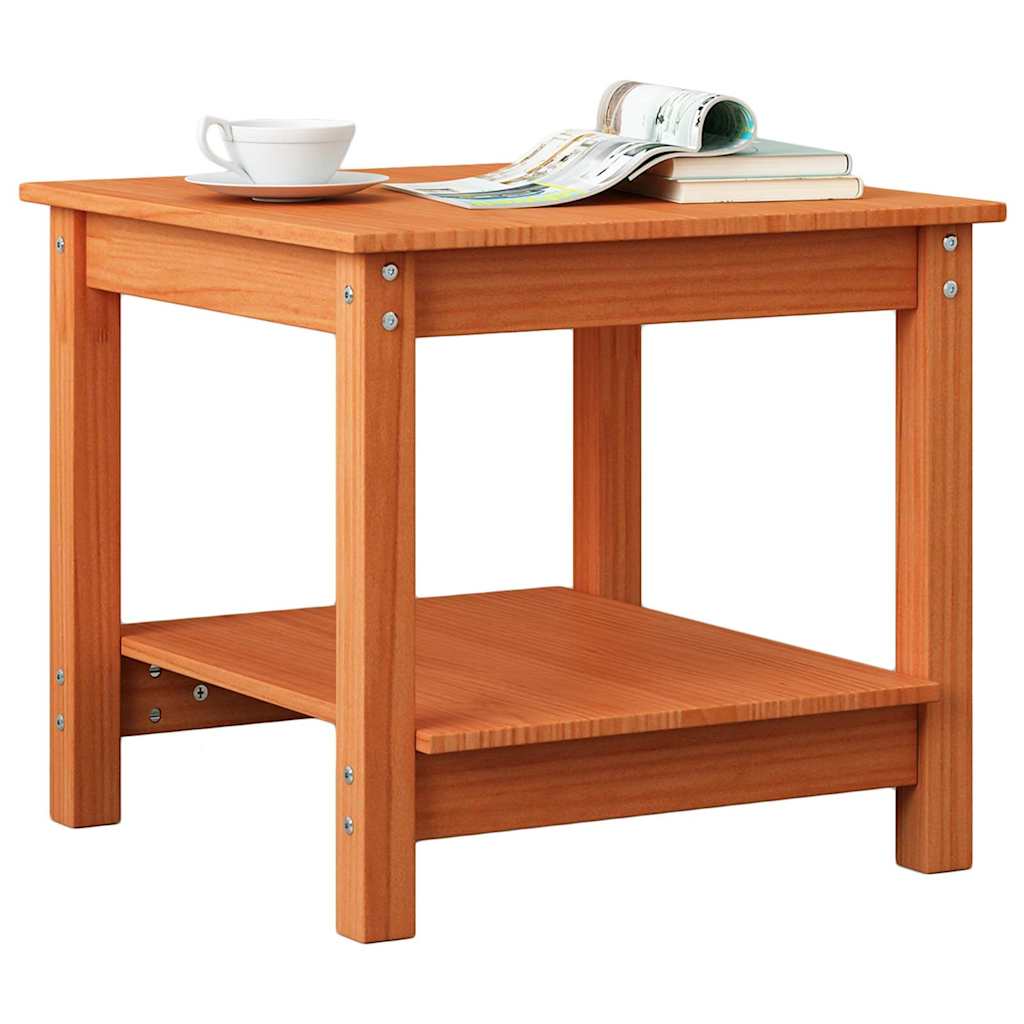 Mesa de centro Castanho-mel 50 x 50 x 45 cm