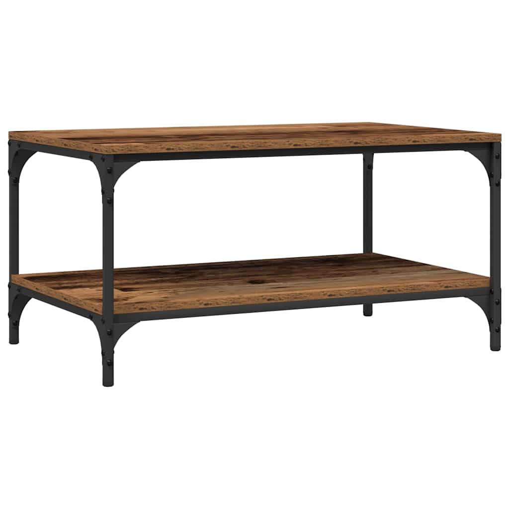 Mesa de centro Madeira antiga Madeira processada