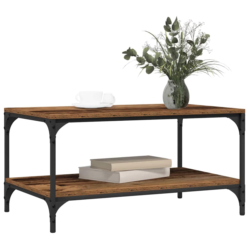 Mesa de centro Madeira antiga Madeira processada