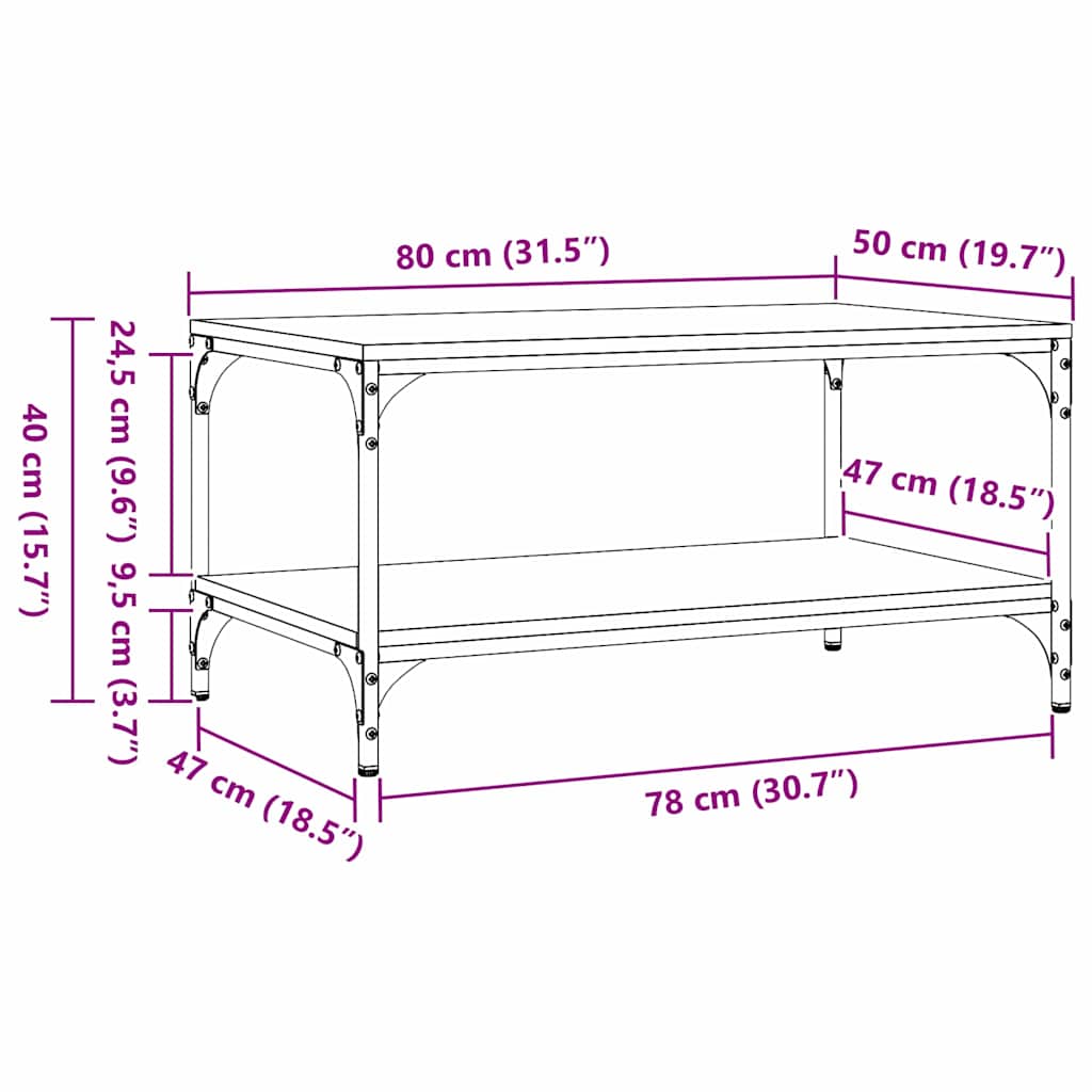 Mesa de centro Madeira antiga Madeira processada
