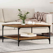 Mesa de centro Madeira antiga 80 x 80 x 40 cm